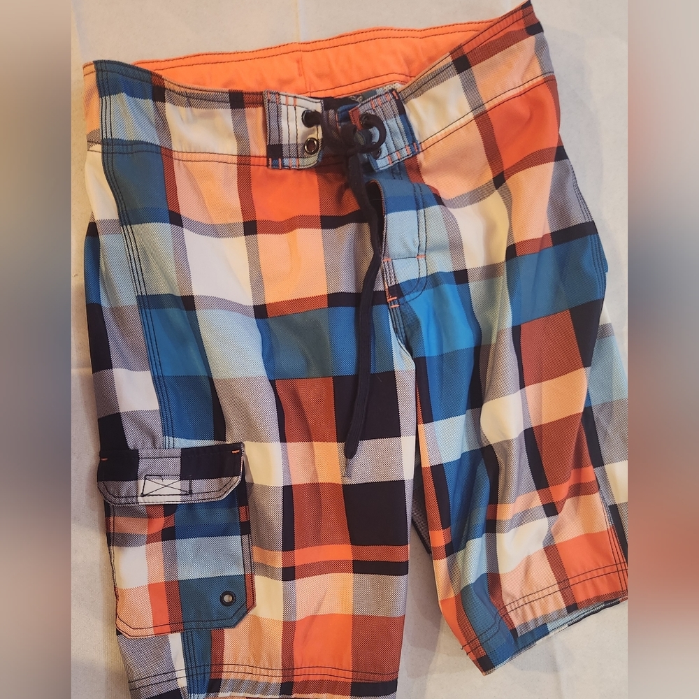 3 for $20* H&M Plaid Swim Trunks Sz S